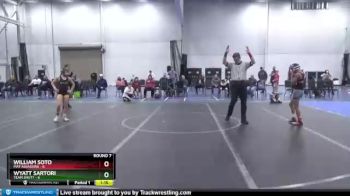 84 lbs Round 7 (8 Team) - Wyatt Sartori, Team Shutt vs William Soto, Mat Assassins