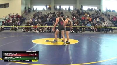 197 lbs Champ. Round 1 - Anthony Cascen, Oswego State vs Kyle Schaffer, Ursinus College