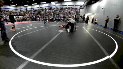 83 lbs Quarterfinal - Brooks VanDeven, Mustang Bronco Wrestling Club vs Diesel Miller, Perry Wrestling Academy