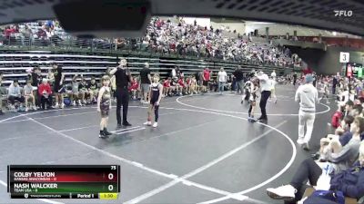 75 lbs Semis & 1st Wrestleback (8 Team) - Nash Walcker, Team USA vs Colby Yelton, Kansas Anacondas