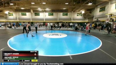 126 lbs Cons. Round 4 - Michael Doyle, Fossil Wrestling vs Beckett Hagen, Hagen