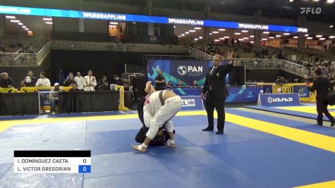 ISAÍAS DOMÍNGUEZ CAETANO vs LUIZ VICTOR GREGORIANO 2024 Pan Jiu Jitsu IBJJF Championship