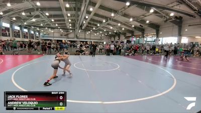 65 lbs Semifinal - Andrew Veloquio, Katy Area Wrestling Club vs Jack Flores, Katy Area Wrestling Club