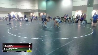 220 lbs Round 5 (6 Team) - Alexander Nunez, STL Orange vs Caleb Beaty, Raw (Raleigh)