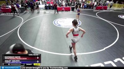 127 lbs Cons. Round 1 - Kaydence Boyd, NexGen Regional Training Center vs Hailey Aguayo, 7 Virtues Wrestling Club