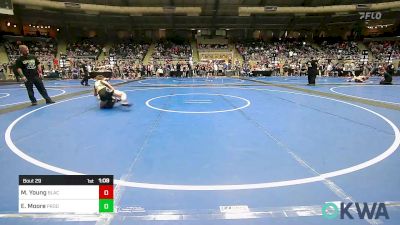 110 lbs Round Of 16 - Mason Young, Blackwell Wrestling Club vs Evan Moore, Prodigy Elite