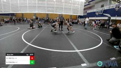 96 lbs Rr Rnd 2 - Avery Harris, Shelton Wrestling Academy vs Gabriel Calvillo, Norman Grappling Club