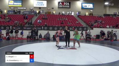 235 lbs Cons 8 #2 - Caroline Biegel, New Jersey vs Aaliyah Grandberry, Under Rated Wrestling Academy