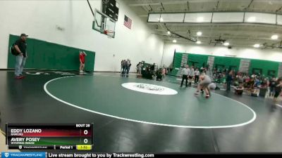 170B Round 1 - Avery Posey, Wyoming Indian vs Eddy Lozano, Rawlins