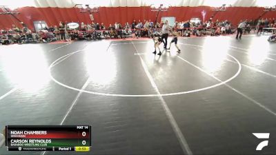 82 lbs Champ. Round 1 - Noah Chambers, Wisconsin vs Carson Reynolds, Baraboo Wrestling Club