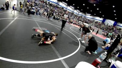 64 lbs Round Of 16 - George Britt, Pauls Valley Panther Pinners vs Lorenzo Hernandez, ARDMORE TAKEDOWN CLUB