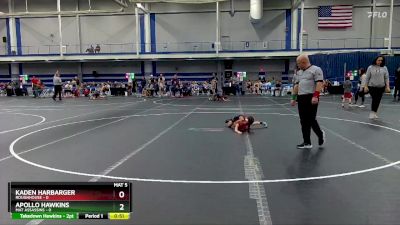 48 lbs Round 3 - Apollo Hawkins, Mat Assassins vs Kaden Harbarger, Roughhouse