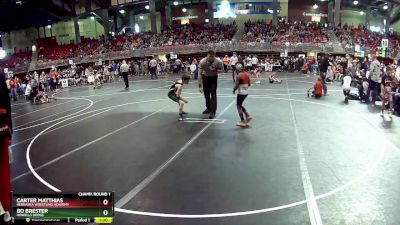 70 lbs Champ. Round 1 - Bo Brester, Howells Dodge vs Carter Matthias, Nebraska Wrestling Academy