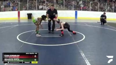 63 lbs Cons. Round 3 - Brandon Smith, Peer Pressure Elite Wrestling vs Evan Dornbush, Leslie Youth Wrestling