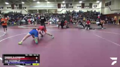 16U-15 lbs Rr1 - Zander Glazebrook, Big Game Wrestling Club vs Dax Youngblut, Immortal Athletics Wrestling C