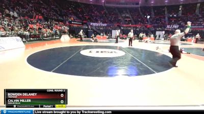 1A 126 lbs Cons. Round 2 - Calvin Miller, Shelbyville vs Bowden Delaney, Tremont