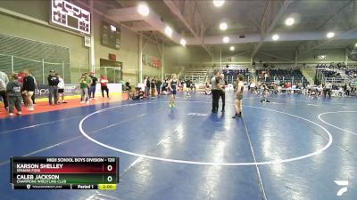 120 lbs 1st Place Match - Karson Shelley, Spanish Fork vs Caleb Jackson, Champions Wrestling Club