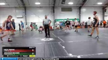 122 lbs Round 5 (8 Team) - Nick Owens, Level Up vs Brenden Brazier, Team Palmetto