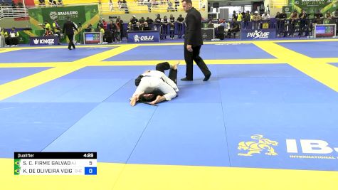 SARAH C. FIRME GALVAO vs KAROLINE DE OLIVEIRA VEIGA 2024 Brasileiro Jiu-Jitsu IBJJF