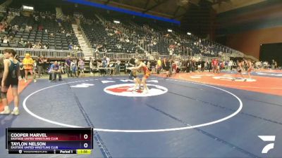 108 lbs Semifinal - Cooper Marvel, Eastside United Wrestling Club vs Taylon Nelson, Eastside United Wrestling Club