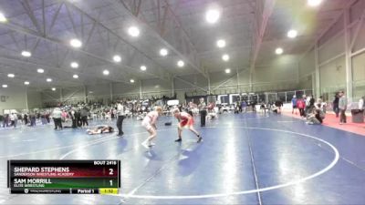 157 lbs Cons. Round 5 - Shepard Stephens, Sanderson Wrestling Academy vs Sam Morrill, Elite Wrestling