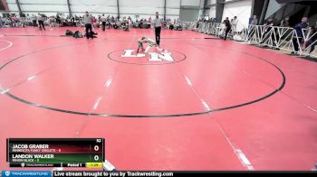 52 lbs Rd# 9- 2:15pm Saturday Final Pool - Landon Walker, Minion Black vs Jacob Graber, Minnesota Funky Singlets