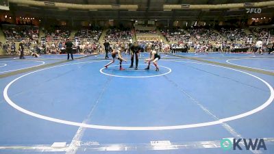 73 lbs Round Of 16 - Braxton Plunk, Coweta Tiger Wrestling vs Parker Beach, Woodland Wrestling Club