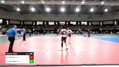 165 lbs Quarterfinal - Nolan O'Boyle, Norfolk Academy vs Nicolas Barnabae, Mount Saint Joseph