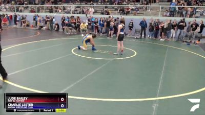 117 lbs Final - Charlie Lester, Kodiak Wrestling Club vs Jude Bailey, Mat-Su Matmen