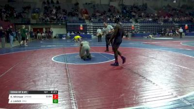 174 lbs Consi of 8 #1 - Khamari Whimper, Univ Of Pennsylvania vs Jared Leidich, Eastern Michigan