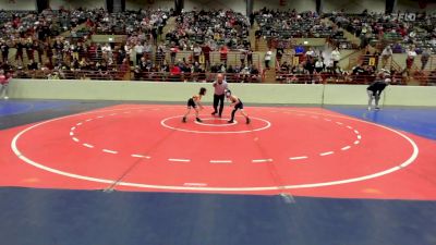 49 lbs Quarterfinal - Christian Goss, Cavalier Wrestling Club vs Christian Thompson, Harris County Wrestling Club