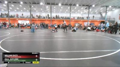 58 lbs Round 2 - Paul Gaylord, Spartanburg Wrestling Academy vs William Duty, Eastside Youth Wrestling