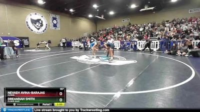 137 lbs Quarterfinal - Dreannah Smith, Clovis East vs Nevaeh Avina-Barajas, Clovis