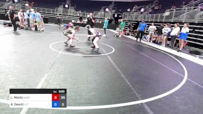 127 lbs Semifinal - Lennah Monts, Midwest Misfits vs Ava Dewitt, Little Axe