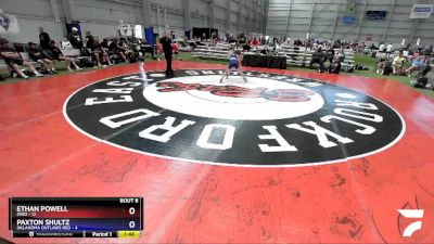 100 lbs Round 2 (8 Team) - Ethan Powell, Ohio vs Paxton Shultz, Oklahoma Outlaws Red