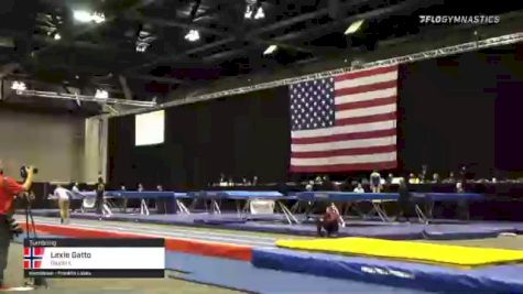 Lexie Gatto - Tumbling, Studio L - 2021 USA Gymnastics Championships