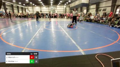 60 lbs Rr Rnd 5 - Jacob Wenrich, Team Alien Spaceship vs Chase Richter, PA Alliance Black