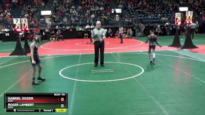 85 lbs Quarterfinal - Roger Lambert, DON1 vs Gabriel Dozier, BAB1