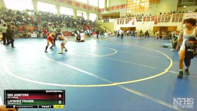 134 Boys Quarterfinal - Layronz Fraser, Granite Hills vs Ian Janetzke, Mt. Carmel