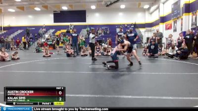 80 lbs Round 2 (6 Team) - Kalan Sims, Cane Bay Cobras vs Austin Crocker, Gaston Grizzles