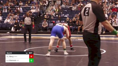 165 lbs Round Of 16 - Cael Berg, Harvard vs Jake Slotnick, Hofstra