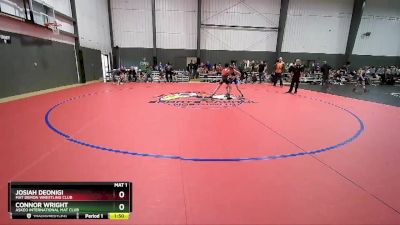 78 lbs Semifinal - Josiah Deonigi, Mat Demon Wrestling Club vs Connor Wright, Askeo International Mat Club