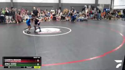 71-74 lbs Round 1 - Camryn Reeson, Olympia Wrestling Club vs Emily Ouko, Toro World Club