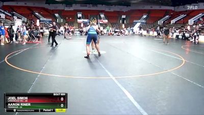 215 lbs Cons. Round 3 - Joel Simon, Lakewood WC vs Aaron Riner, Teknique