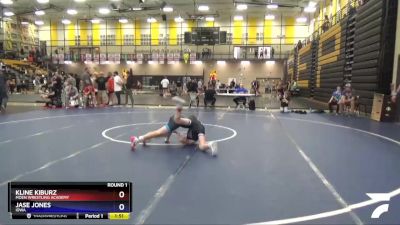 102 lbs Round 1 - Kline Kiburz, Moen Wrestling Academy vs Jase Jones, Iowa