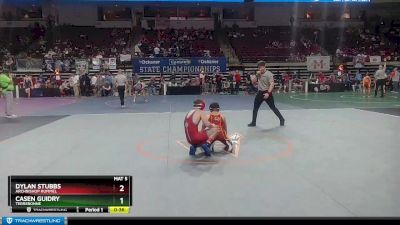 D 2 126 lbs Cons. Round 3 - Dylan Stubbs, Archbishop Rummel vs Casen Guidry, Terrebonne