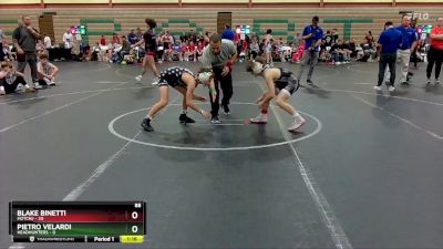 88 lbs Finals (2 Team) - Pietro Velardi, Headhunters vs Blake Binetti, M2TCNJ