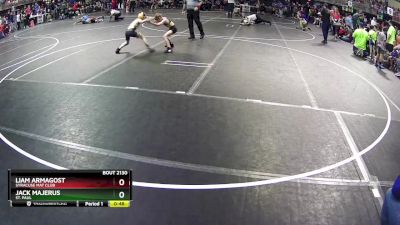 70 lbs Cons. Round 1 - Liam Armagost, Syracuse Mat Club vs Jack Majerus, St. Paul