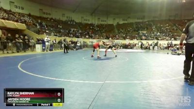 5A-175 lbs Quarterfinal - Raylyn Sherman, Carl Albert vs Jayden Moore, Tahlequah Senior Hs