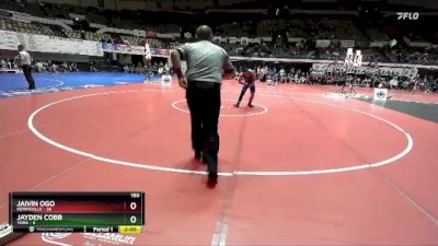 150 lbs Quarters & Wb (16 Team) - Jayden Cobb, York vs Jaivin Ogo, Kempsville